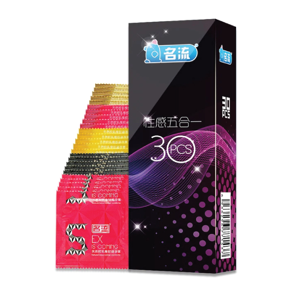 Mingliu Condoms 5 Types Sexy Latex Dots Pleasure Natural Rubber Penis Condoms For Men Sex Erotic 4107